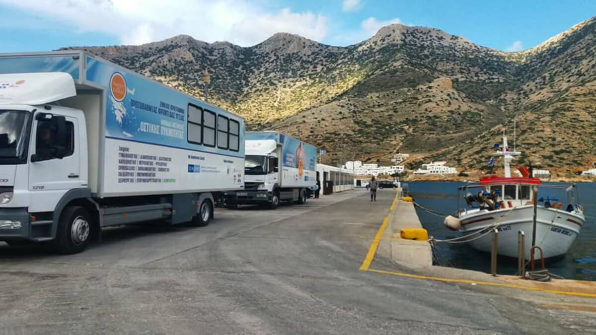 Ολοκληρώθηκε με επιτυχία η πρώτη αποστολή των Κινητών Ιατρικών Μονάδων στη Σίφνο